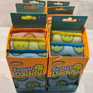 6x Scrub Daddy Scour Daddy Heavy Duty ArmorTec Sponge Scratch Free ( 6 ) 3 PACKS